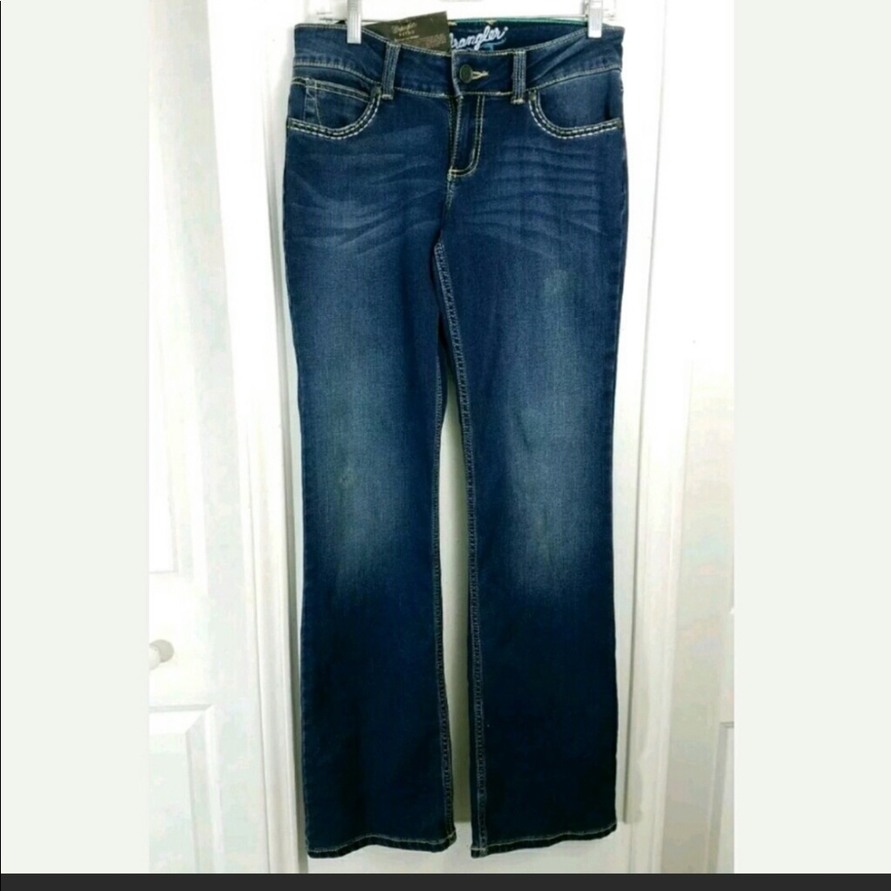 Womens Wrangler Bootcut Denim Jeans